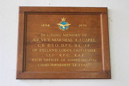Chipstable  - The Capel Memorial